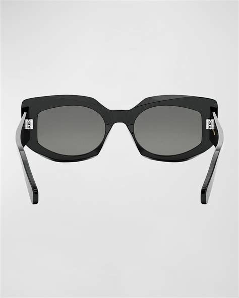 celine bold 3 dots 47mm butterfly sunglasses|Celine Bold 3 Dots Acetate Butterfly Sunglasses .